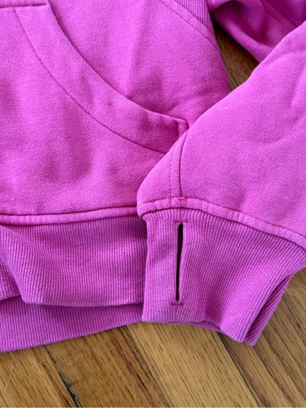 Lululemon Sonic Pink Full-Zip Scuba Hoodie - Picture 5 of 6